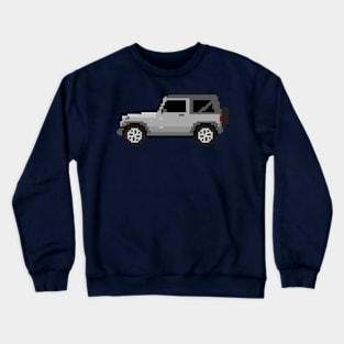 Jeep Wrangler Pixelart Crewneck Sweatshirt